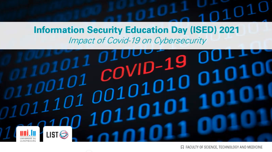 Alexandre Dulaunoy, Security Researcher at CIRCL presented Covid-19 MISP instance at ISED 2021